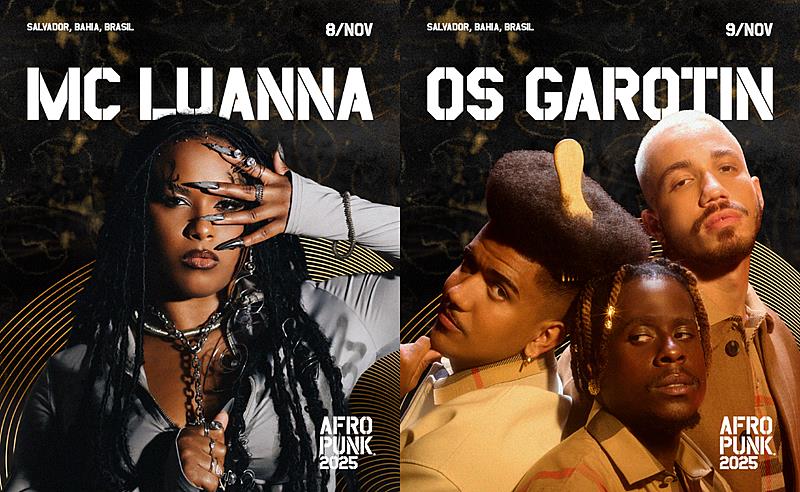 Com uma das curadorias mais afinadas do país, o AFROPUNK Brasil anuncia MC Luanna e Os Garotin para a programação de sua quinta edição