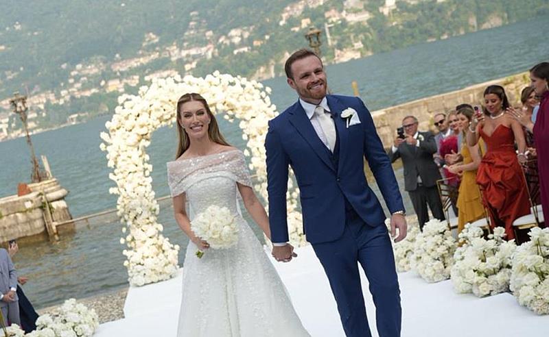 Casamento de médico referência entre estrelas e empresários reúne convidados no icônico Lago de Como