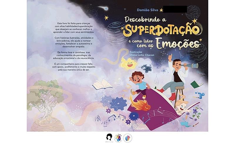 Livro infantil “Descobrindo a Superdotação e Como Lidar com as Emoções” propõe acolhimento e autoconhecimento para crianças com altas habilidades