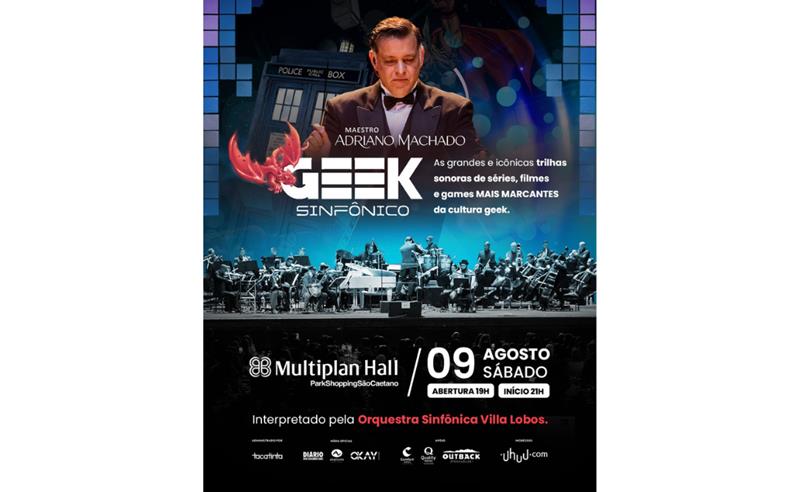 GEEK SINFÔNICO com maestro Adriano Machado: uma viagem musical de Star Wars a Harry Potter em uma noite épica