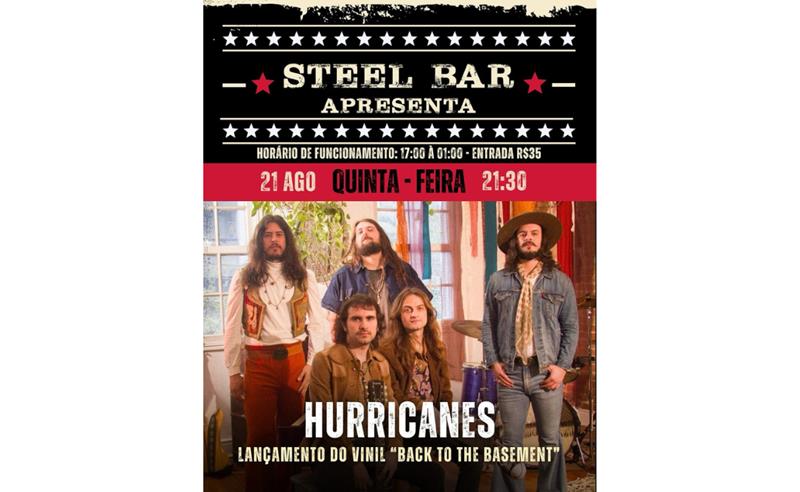 Hurricanes faz show de lançamento do vinil de ‘Back to the Basement’