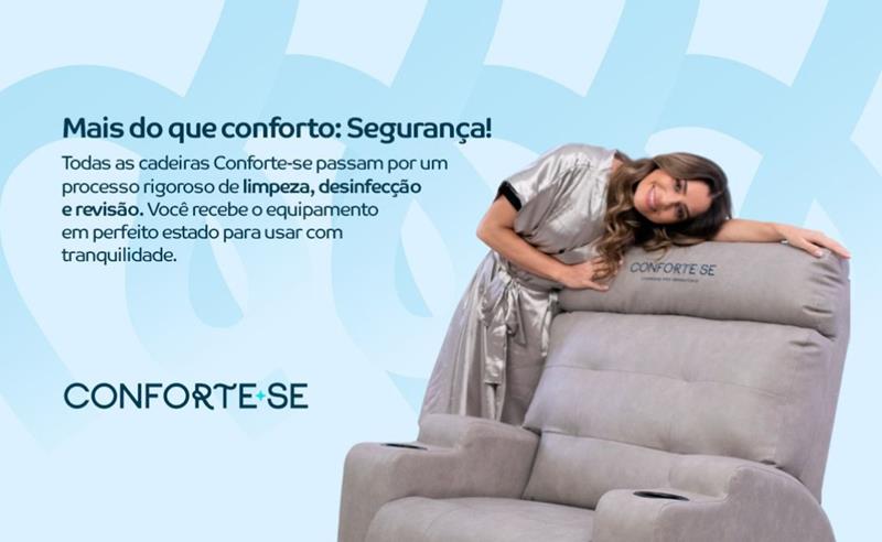 Poltronas para locação de pós-operatório em Curitiba: sua recuperação com mais conforto