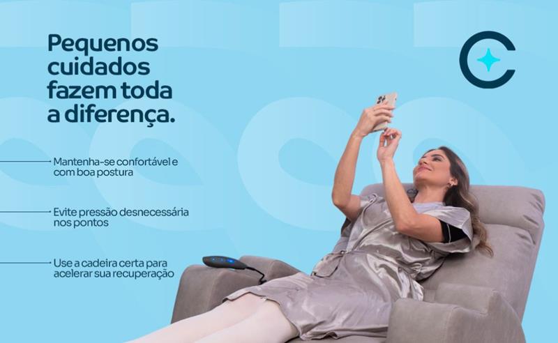 Poltronas para locação de pós-operatório em Blumenau: conforto e cuidado no momento em que você mais precisa