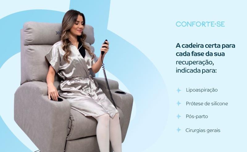 Poltronas para locação de pós cirúrgico em Juíz de Fora ganham destaque com atendimento humanizado da Conforte-se