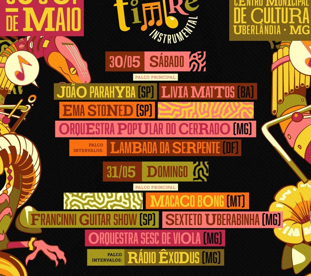 Timbre Instrumental 2026 anuncia line-up completo e reafirma Uberlândia como polo da música instrumental contemporânea