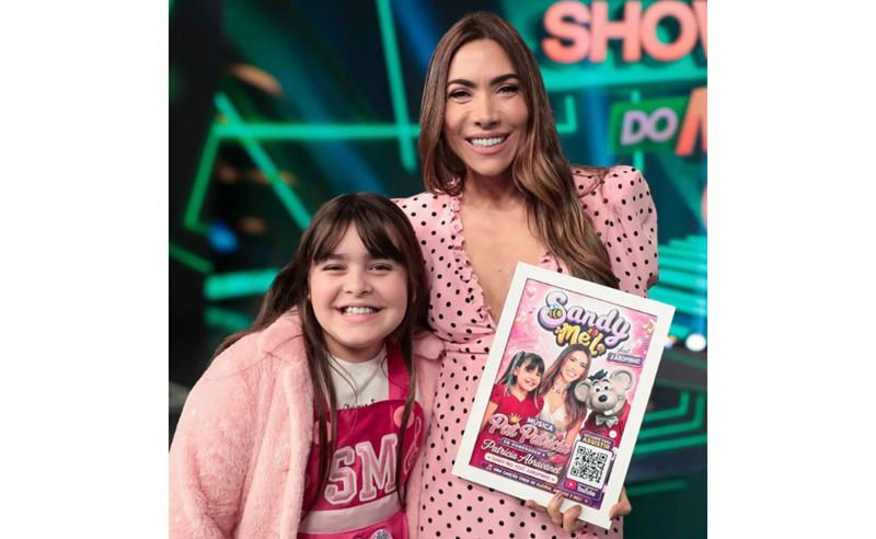 Sandy Mel encontra Patrícia Abravanel e realiza seu sonho