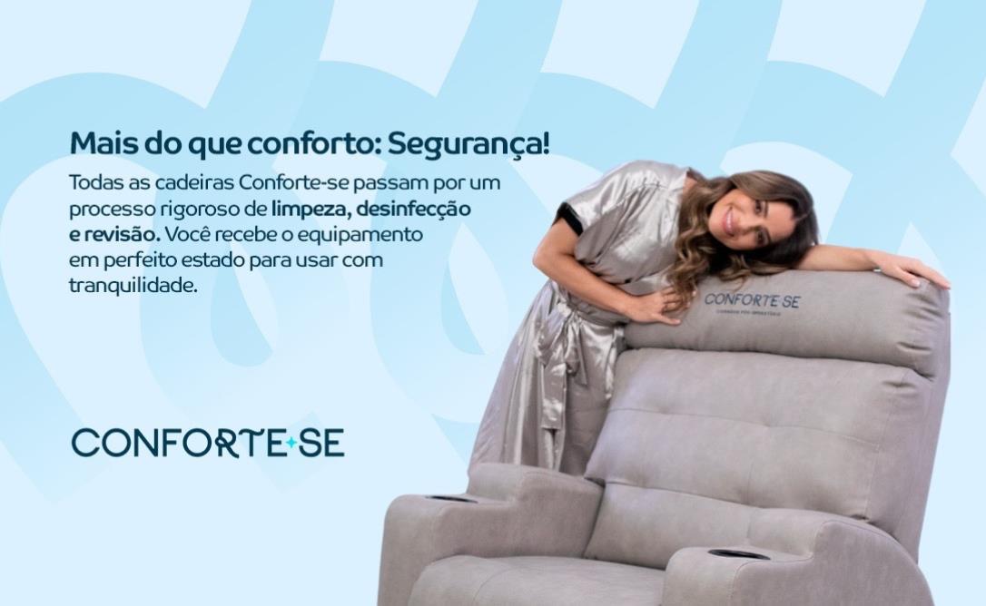 Conforte-se Fortaleza: Especialistas trazem solução em poltronas ergonômicas para recuperação hospitalar em casa