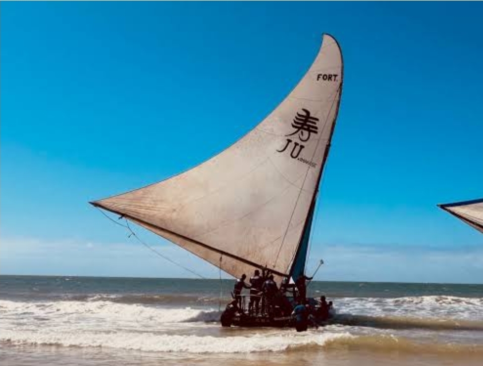 JU Omakase participa da III Regata de Jangadas do Iguape ao lado do pescador Banana
