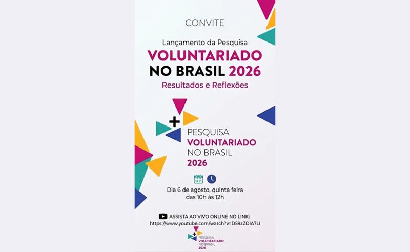 Pesquisa mostra que 3 em cada 5 brasileiros já realizaram algum trabalho voluntário