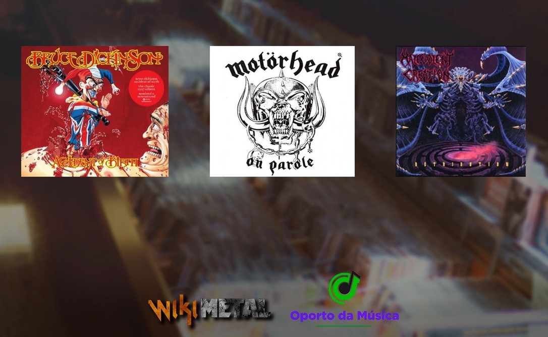 Álbuns do Bruce Dickinson, Motörhead e Malevolent Creation são disponibilizados em CD